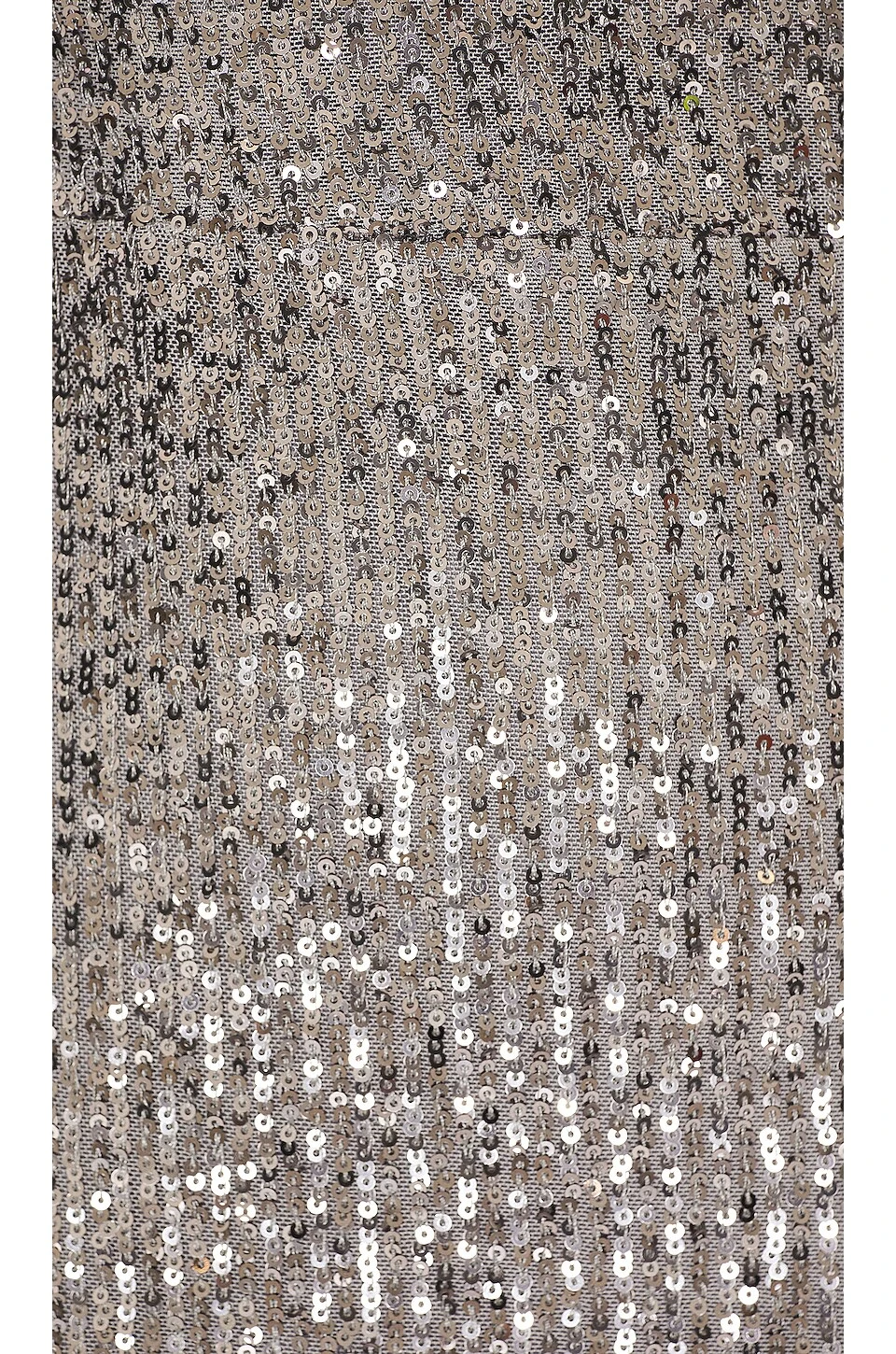 Sequin One Sleeve Mini Dress Silver Dust - Image 4