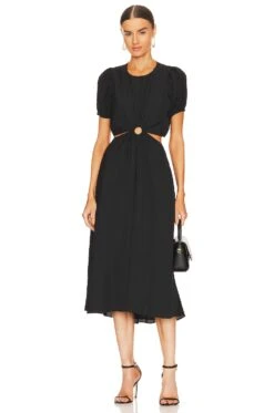 Cutout Maxi Dress Rich Black