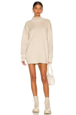 Charlotte Sweater Dress Toast