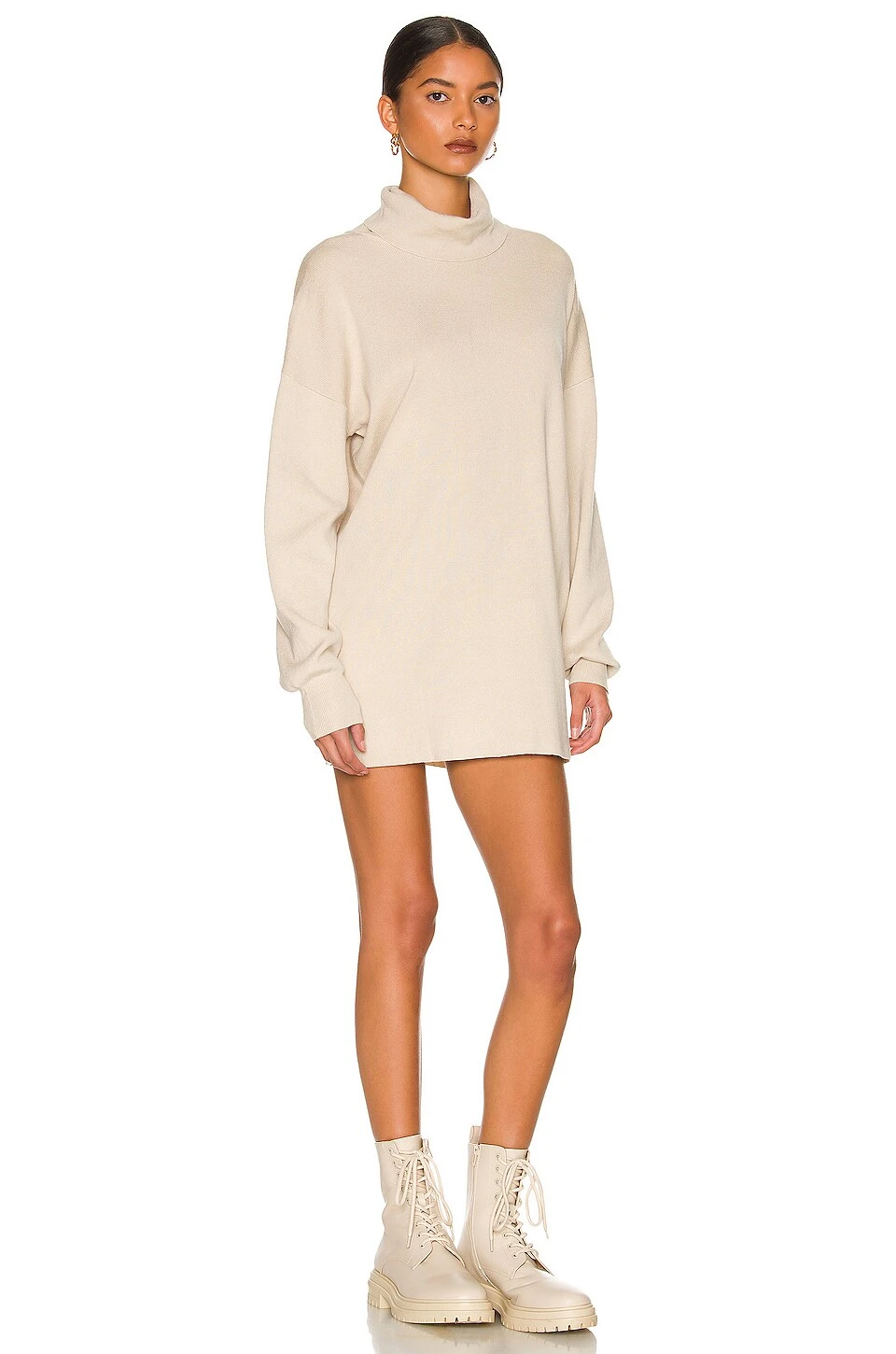 Charlotte Sweater Dress Toast - Image 2