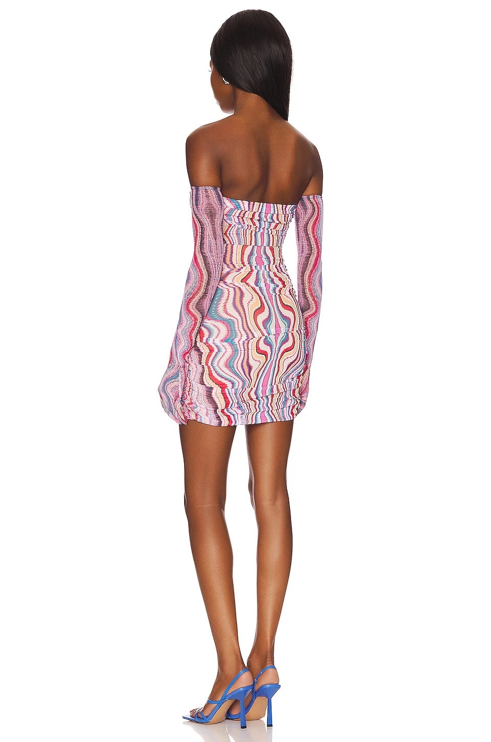 Danni Midi Dress & Gloves Multi Wave - Image 4