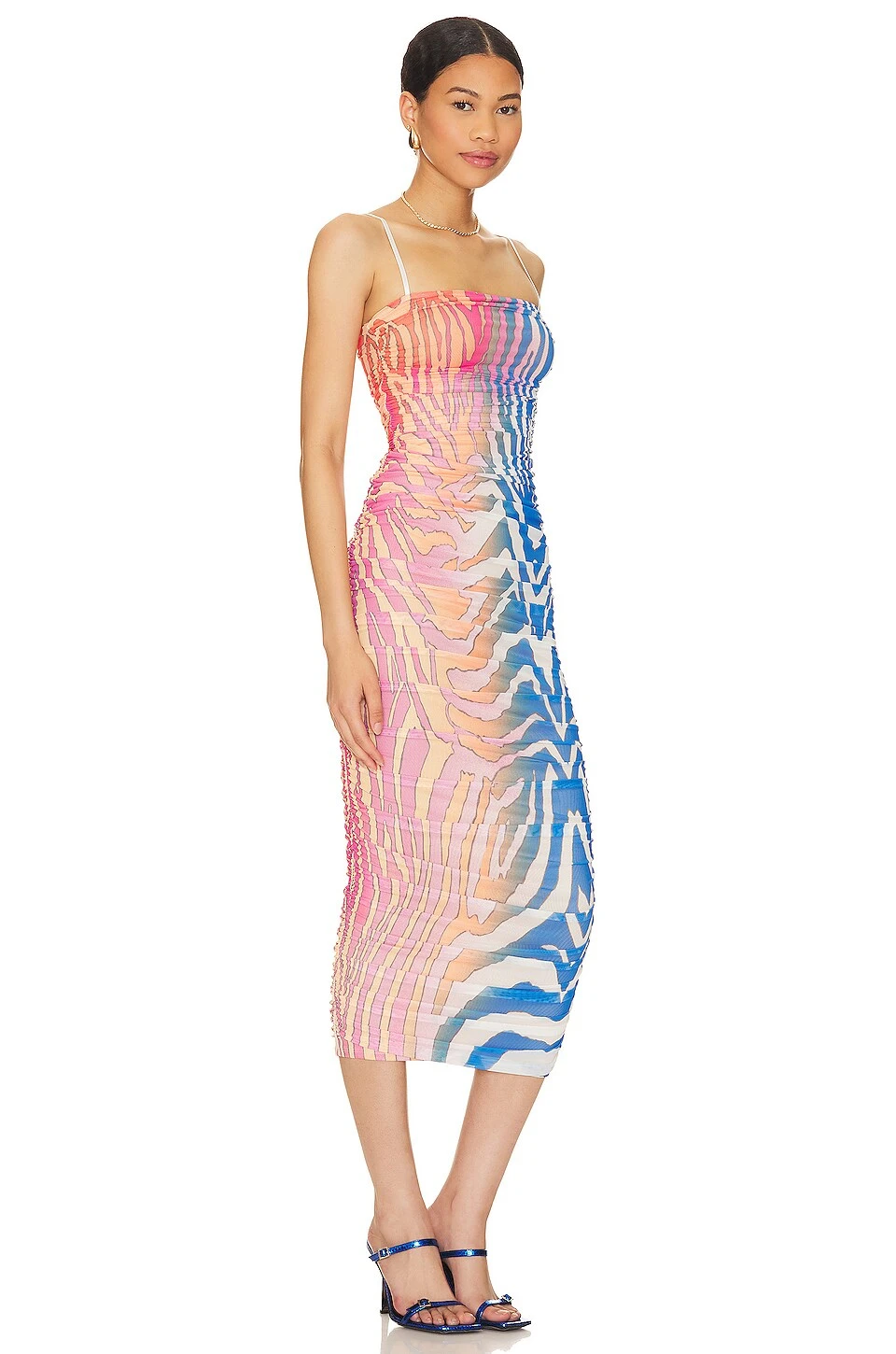 Hazel Dress Spring Multi Zebra - Image 2