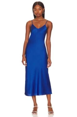 AllSaints Bryony Dress Delphinium Blue