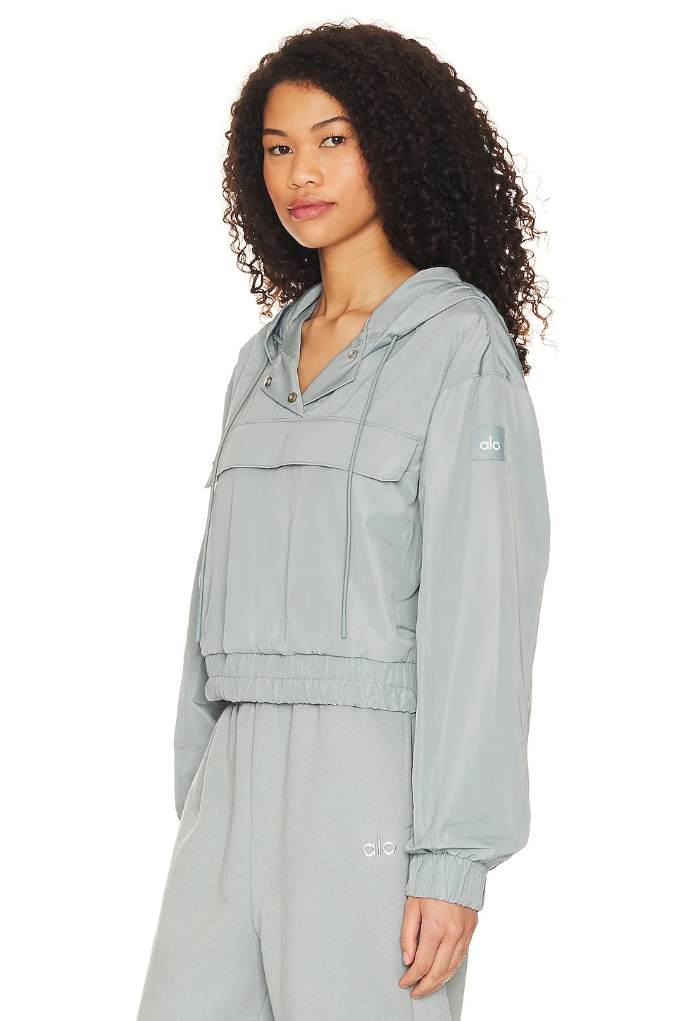 International Anorak Hoodie Cosmic Grey - Image 3