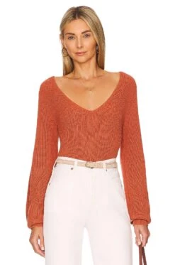 A.L.C. Kimby Sweater Burnt Terracotte