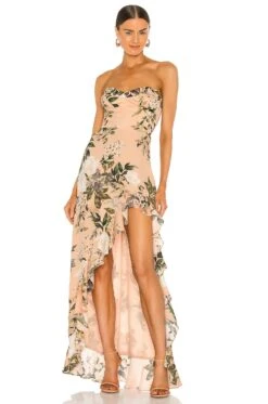 X REVOLVE Eden Gown Juniper Floral