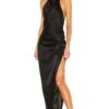 X REVOLVE Samba Gown Black