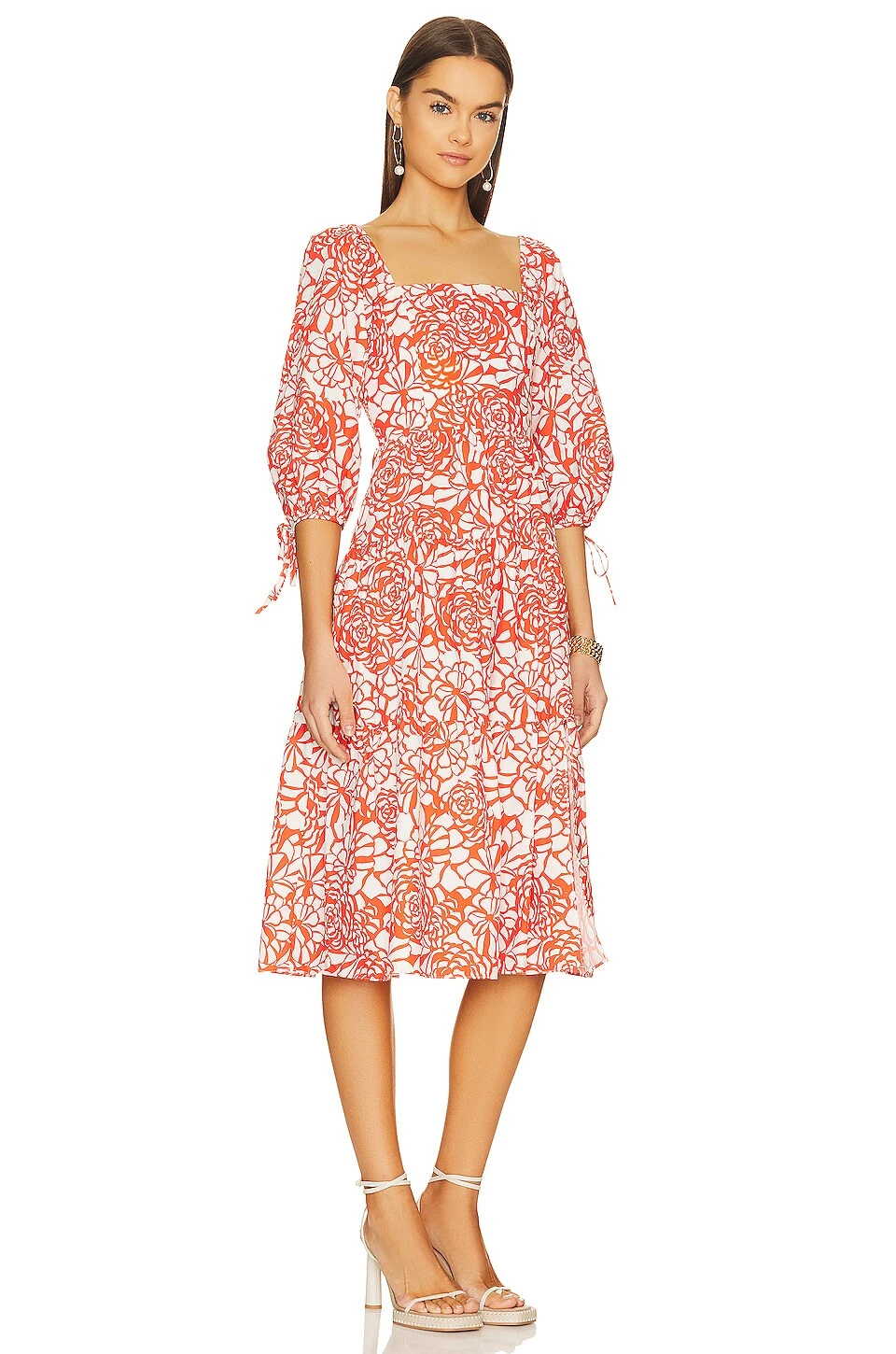 Francine Midi Dress Gardenia - Image 2