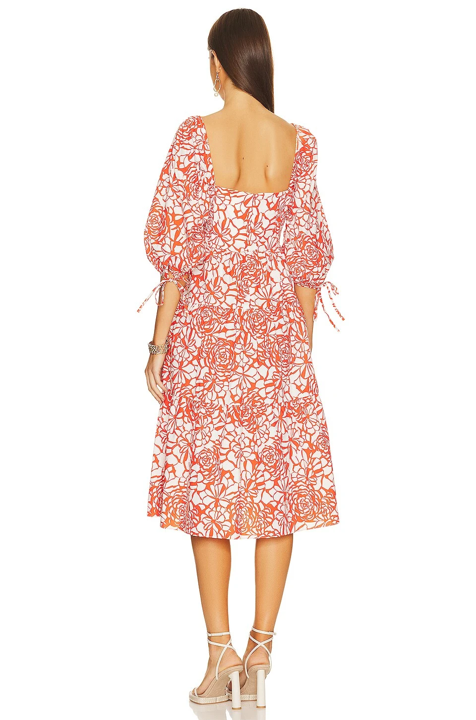 Francine Midi Dress Gardenia - Image 3