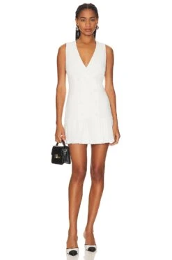 Sleeveless Mesha Dress Ivory