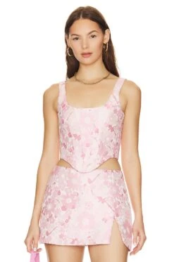 Fisher Top Cherry Blossom Brocade