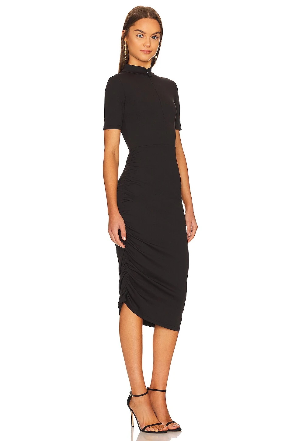 X Lara Worthington Midi Dress Black - Image 2