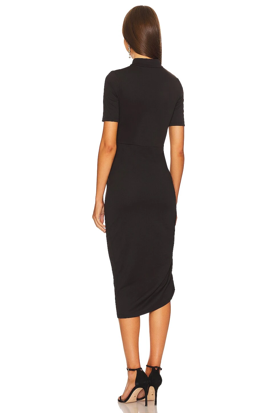 X Lara Worthington Midi Dress Black - Image 3