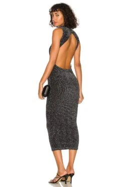 VESTIDO ARBOR Black & Silver