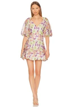 Bardot Fleur Mini Dress Bold Floral