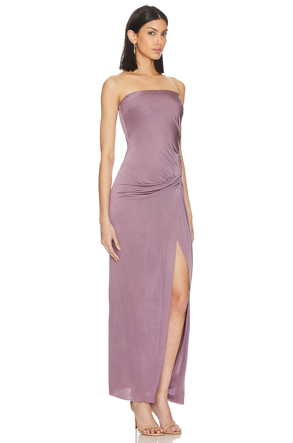 BEC + BRIDGE Petra Strapless Maxi Dress Mauve - Image 2
