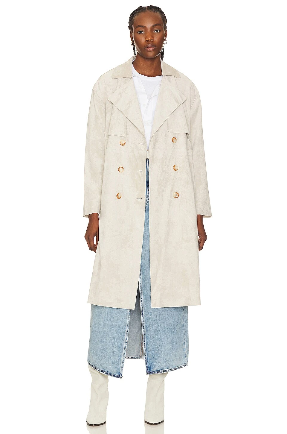 Suede Coat Iced Chai