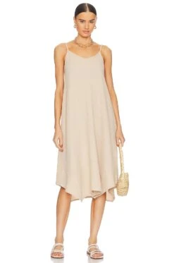 Handkerchief Midi Dress Sandy