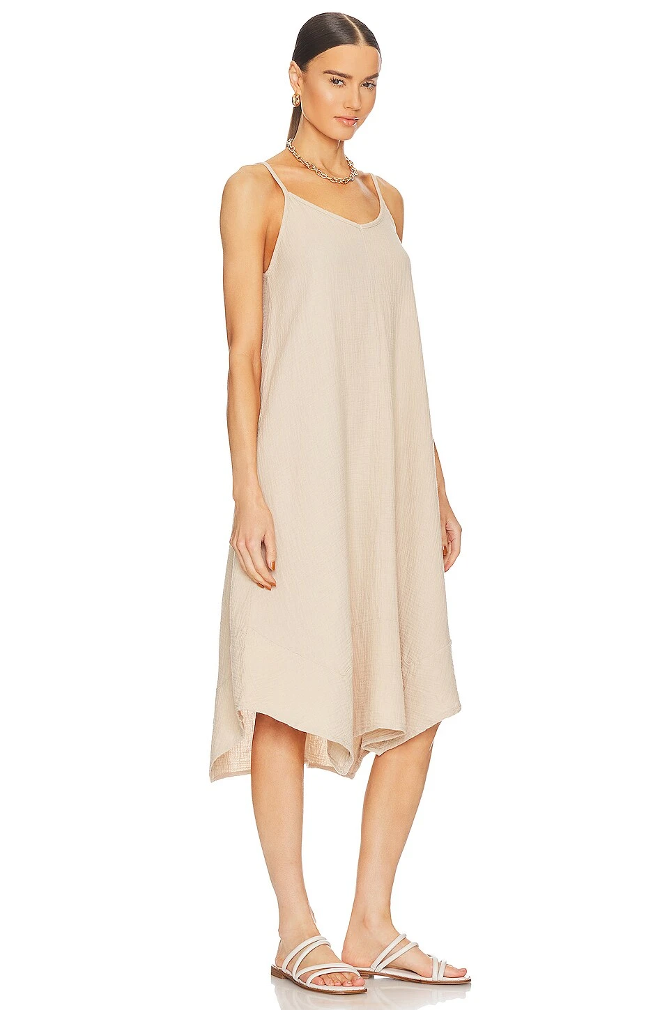 Handkerchief Midi Dress Sandy - Image 2