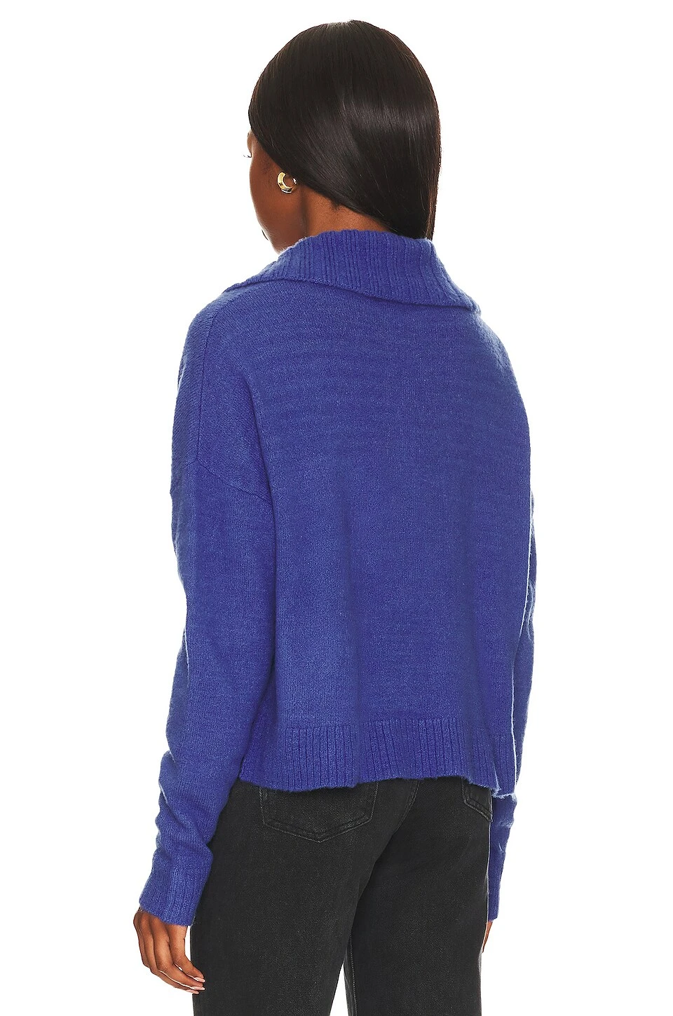 Yvonne Polo Sweater Blue Jay - Image 3