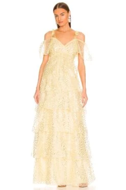 Cinq A Sept Doris Gown Macaroon