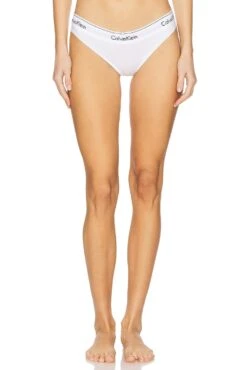 CALVIN KLEIN UNDERWEAR Modern Cotton Bikini Underwear White