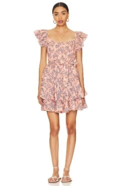Britt Mini Dress Positano Floral