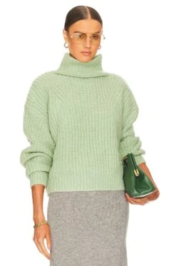 Natalie Knit Sweater Smoke Green