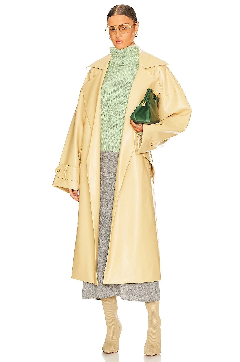 Natalie Knit Sweater Smoke Green - Image 4