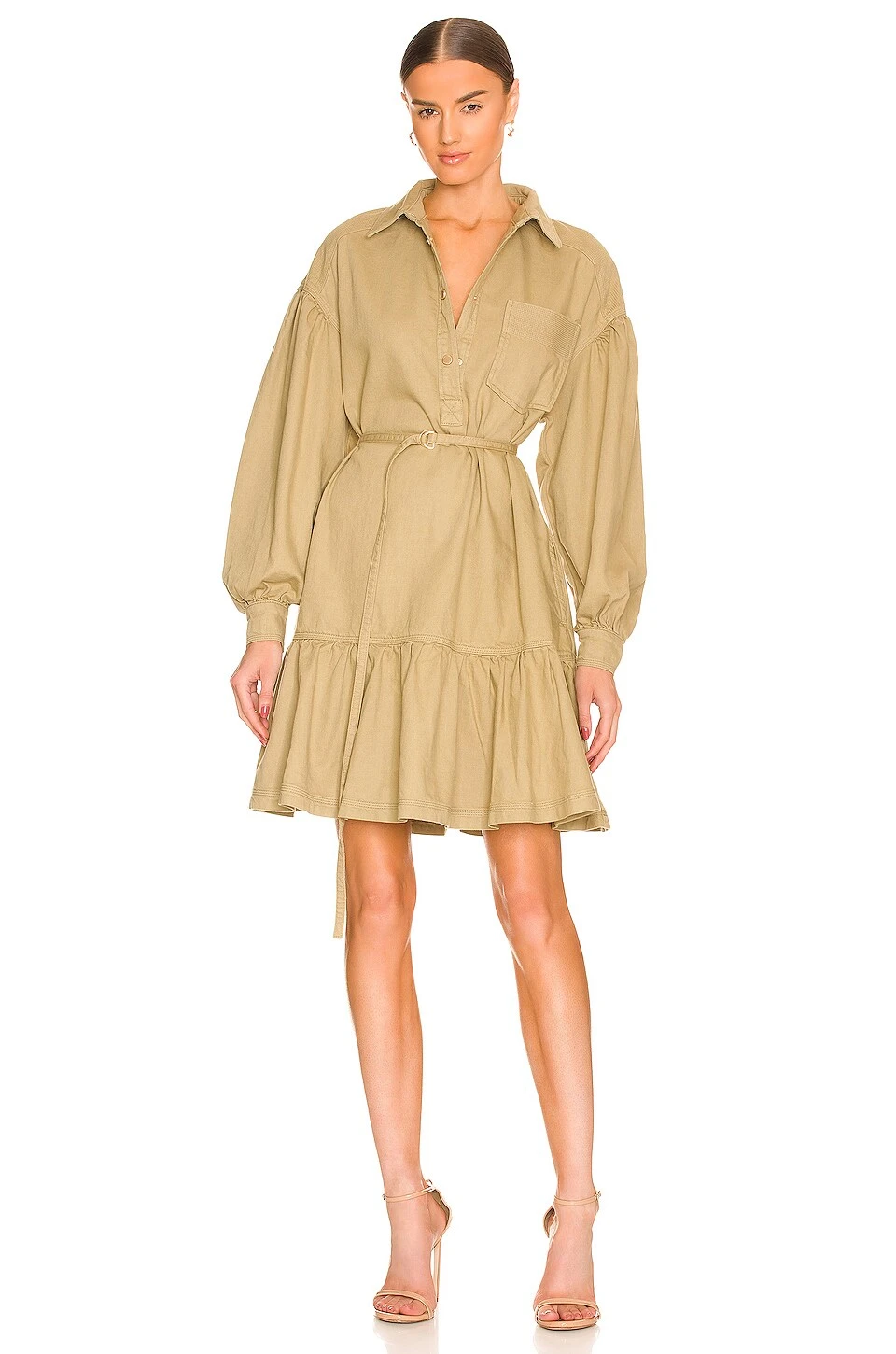 ESSENTIEL ANTWERP Buplift Oversized Denim Dress Crocodile Dundee