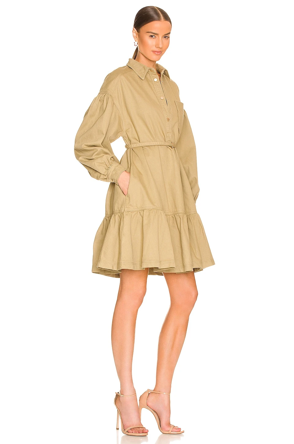 ESSENTIEL ANTWERP Buplift Oversized Denim Dress Crocodile Dundee - Image 2