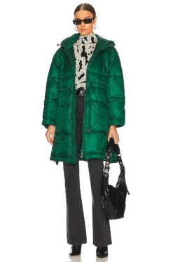 ESSENTIEL ANTWERP Carlos Puffer Rain Coat June Bug