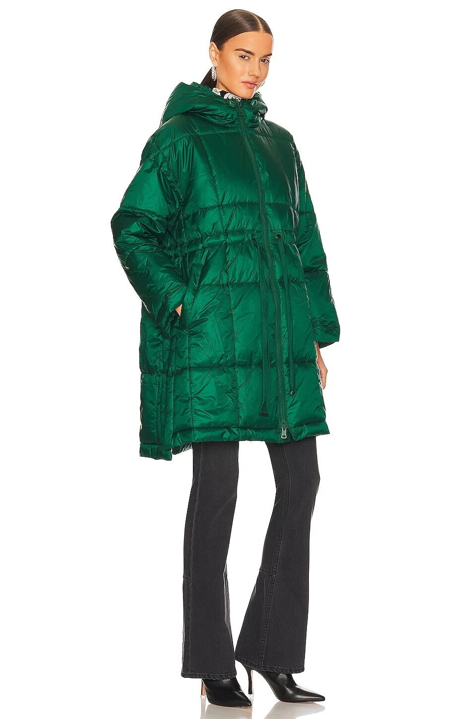 ESSENTIEL ANTWERP Carlos Puffer Rain Coat June Bug - Image 3