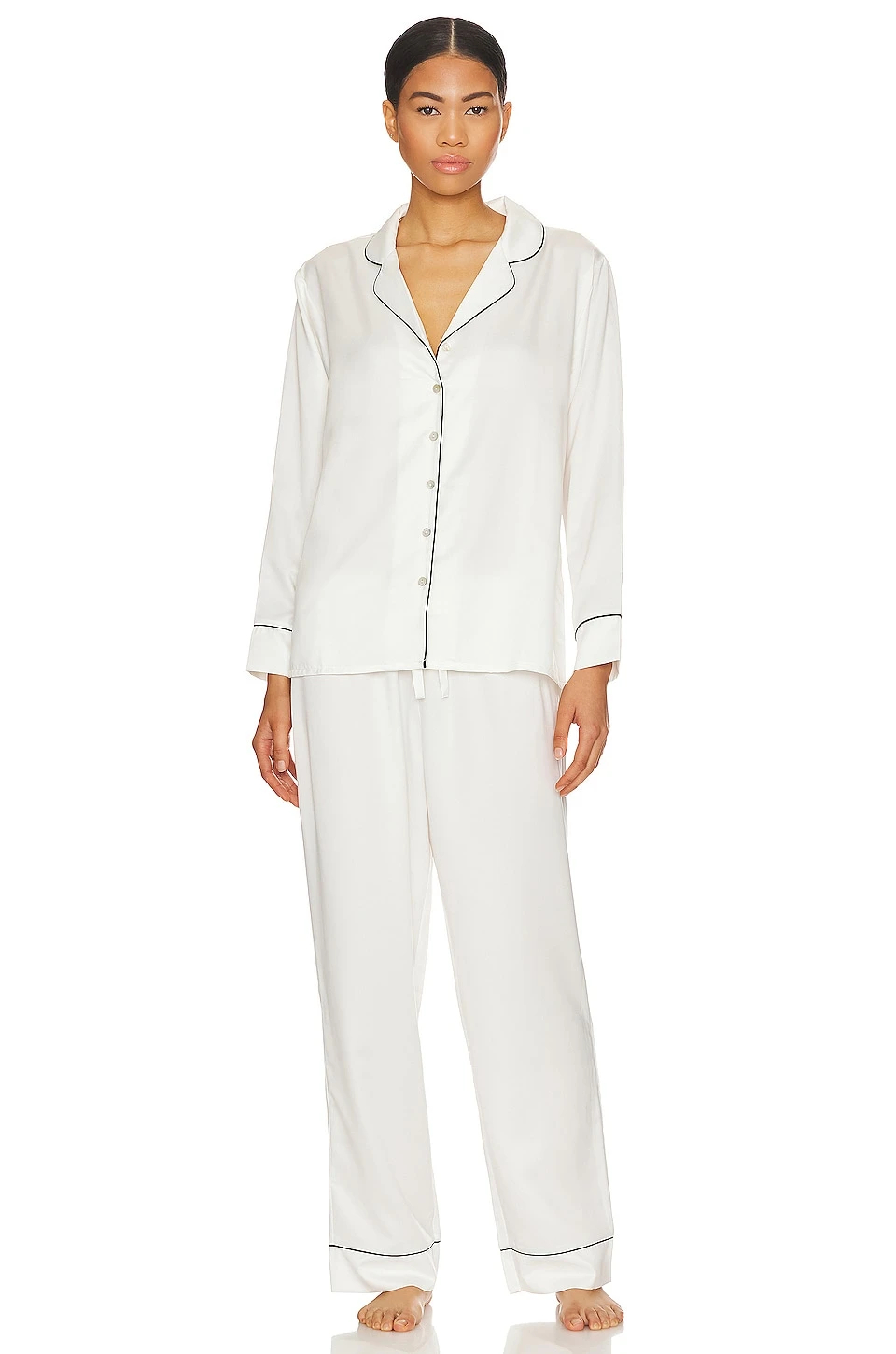 CONJUNTO PIJAMA KAMIE NOTCH Ivory