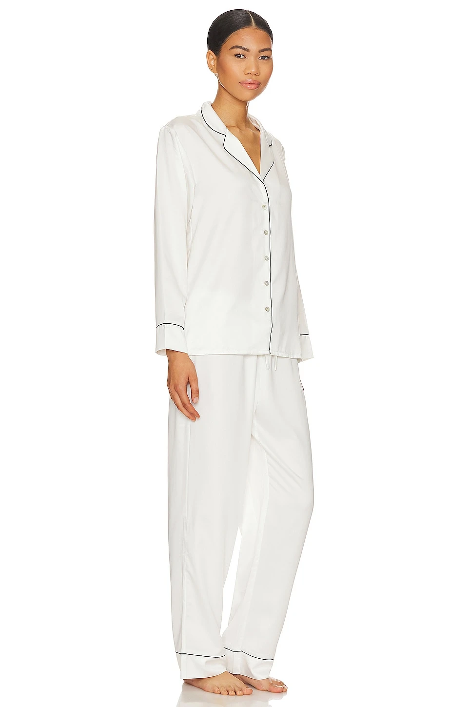 CONJUNTO PIJAMA KAMIE NOTCH Ivory - Image 2