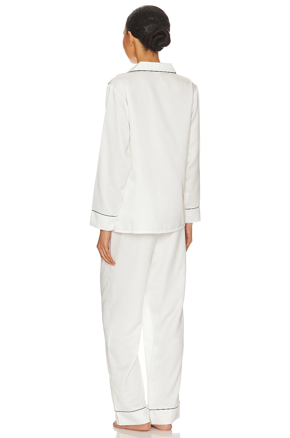 CONJUNTO PIJAMA KAMIE NOTCH Ivory - Image 3