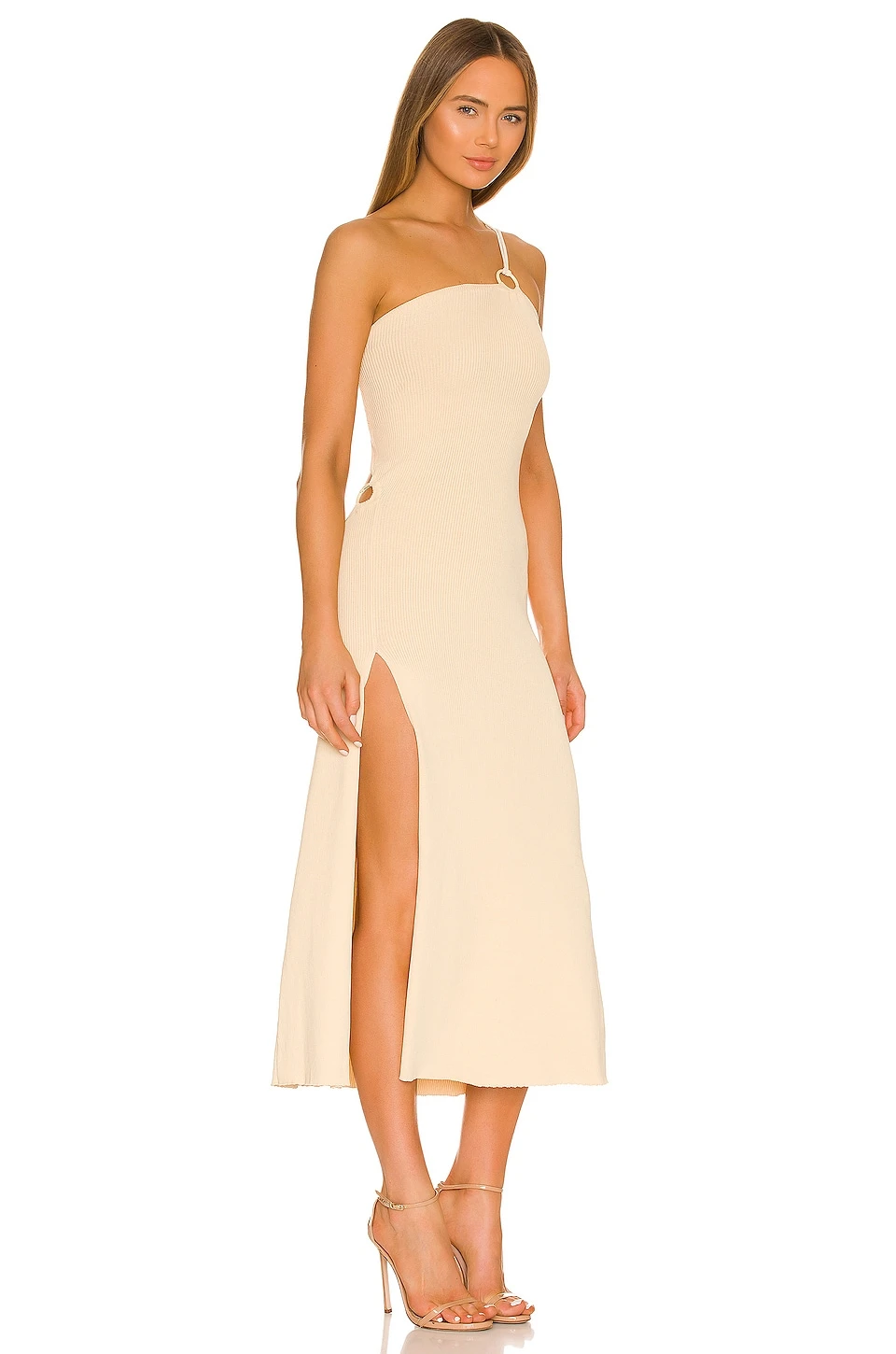Keisha Midi Dress Tan - Image 2