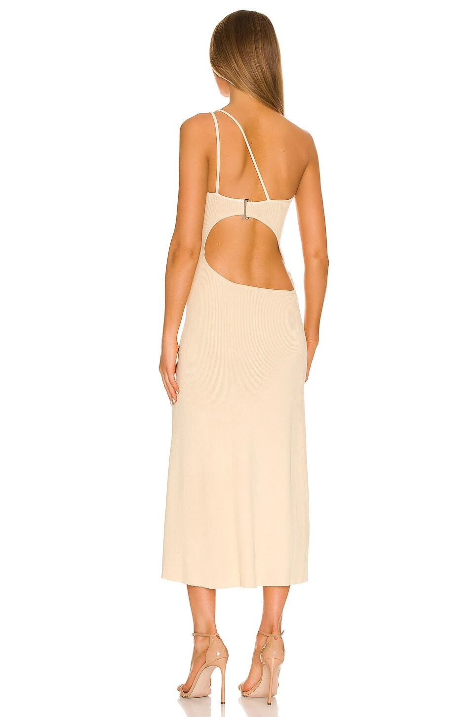 Keisha Midi Dress Tan - Image 3