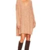 FREE PEOPLE Cozy Pullover Dress Cafe Cream
