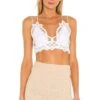 FREE PEOPLE Adella Bralette White