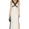 Maybelle Dress Ivory & Black