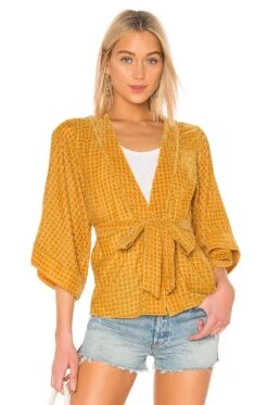 X REVOLVE Samar Jacket Golden Yellow
