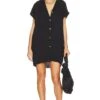 Laura Shirt Dress Black