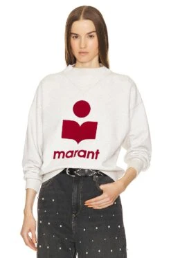 Isabel Marant Etoile Moby Ecru & Red