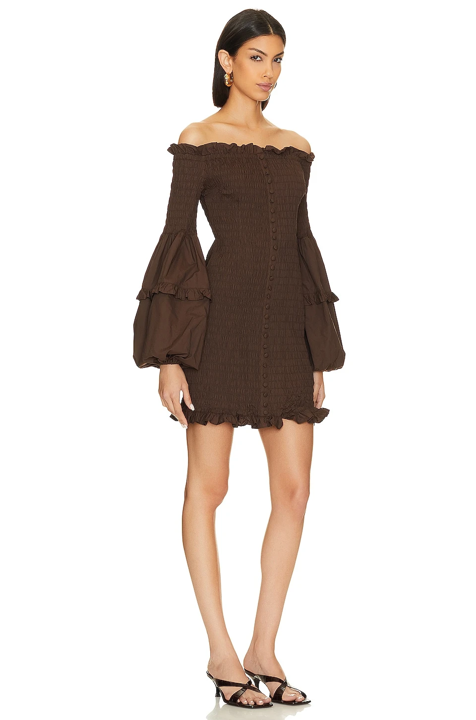 Karlie Mini Dress Chocolate - Image 2