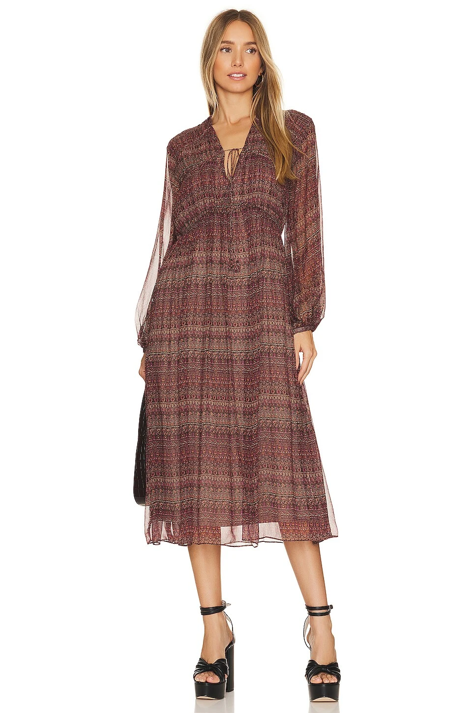 Joie Alquina Dress Anise Flower Multi - Image 3