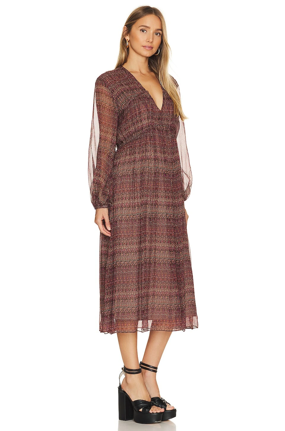 Joie Alquina Dress Anise Flower Multi - Image 4