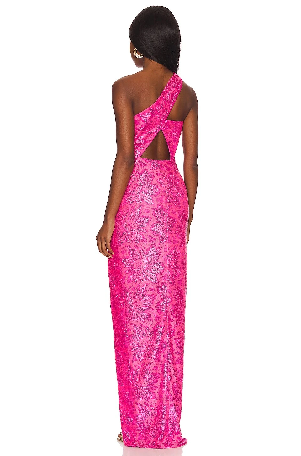 Mika Gown Fuchsia Floral - Image 3