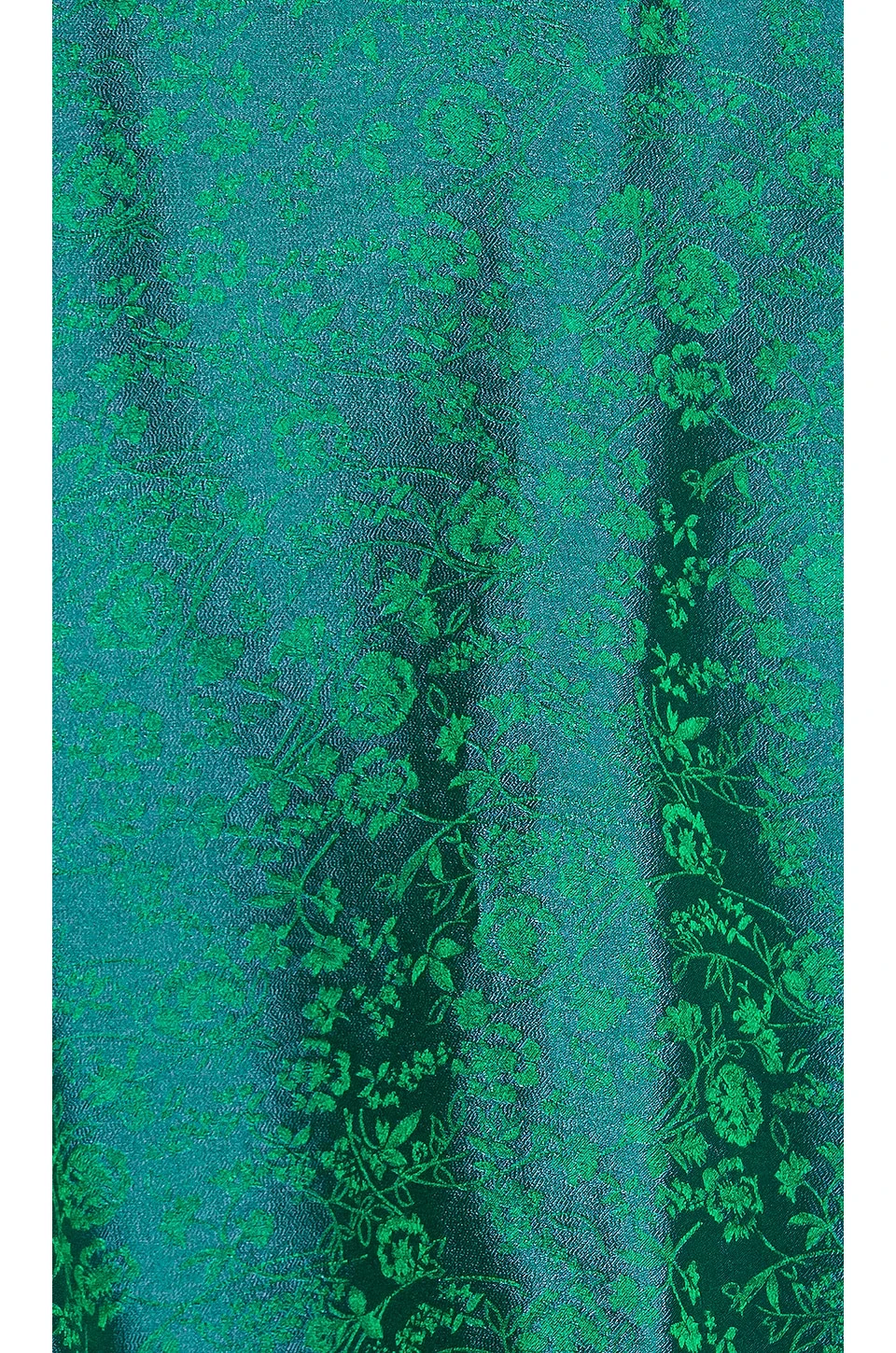 Silk Backless Dress Green - Image 4