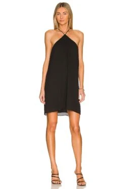 Halter Dress Black